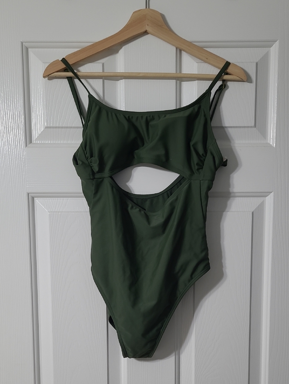 Women's Keyhole One Piece  Shade & Shore™Women's Green Cutout Swimsuit  Medium